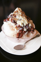 Zenzai, Kakigori, Japanese summer sweets.