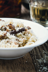 Mushroom risotto