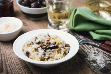Mushroom risotto