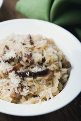 Mushroom risotto