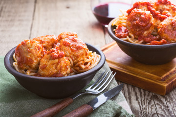 Turkey meatballs with tomato sauce