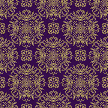 Abstract Seamless Pattern. Vintage Ornament Pattern. Islamic, Ar © nicemosaic