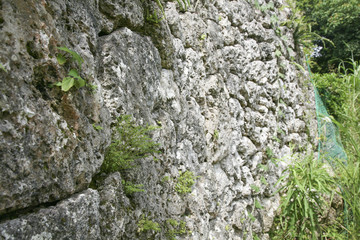 Chinen Castle Ruins, Gusuku in Okinawa, Japan.