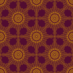 Abstract Seamless Pattern Like Lace. Vintage Ornament Pattern. I