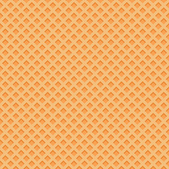 Fototapeta premium Seamless orange wafer background. Vector illustrator.
