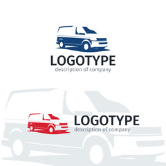 Car repair or delivery service label. Vector logo design template. Concept for automobile repair service, spare parts store.
