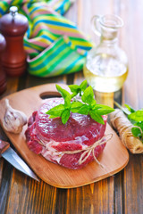 raw meat