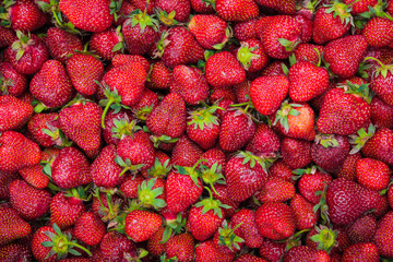 red fresh strawberry