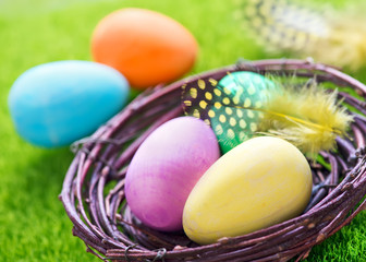 decorative painted Easter eggs
