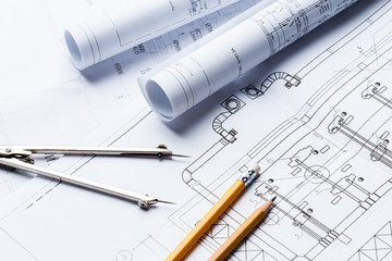 Architectural blueprints