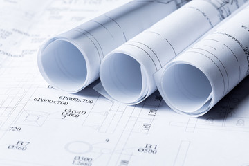 Architectural blueprints