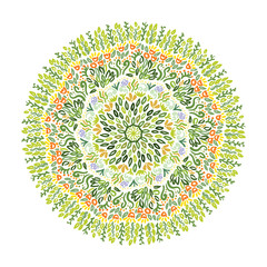 Vector Circle of Flower