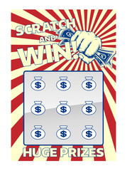 Lotto Scratch Card