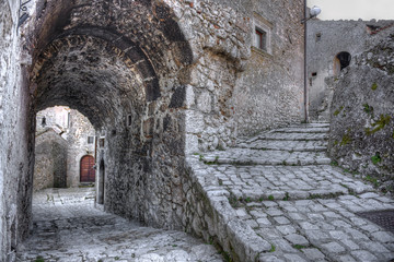 Fototapeta na wymiar Santo Stefano di Sessanio Village, Abruzzo, L'Aquila 