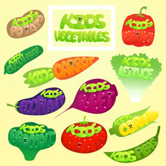 Kisd Vegetables set.