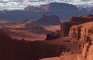 3D Fantasy desert landscape