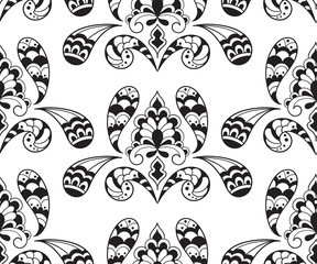 Vector  Seameless Paisley Pattern