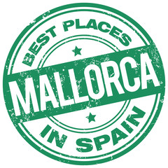 mallorca spain stamp