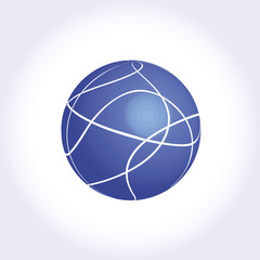 Blue Sphere logotype icon