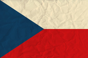 Czech Republic  paper  flag