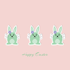Obraz premium Osterhasen - Happy Easter