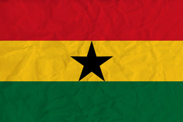 Ghana paper  flag