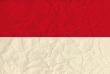 Indonesia paper  flag