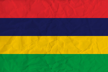 Mauritius  paper  flag