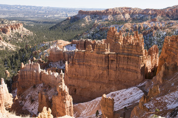 Monta&ntilde;as con picos rojos en el Bryce Canyon, Utah, USA