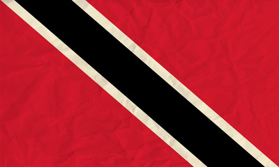 Trinidad and Tobago  paper  flag