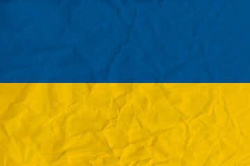Ukraine  paper  flag