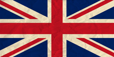 United Kingdom paper  flag