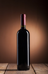 Red wine bottle