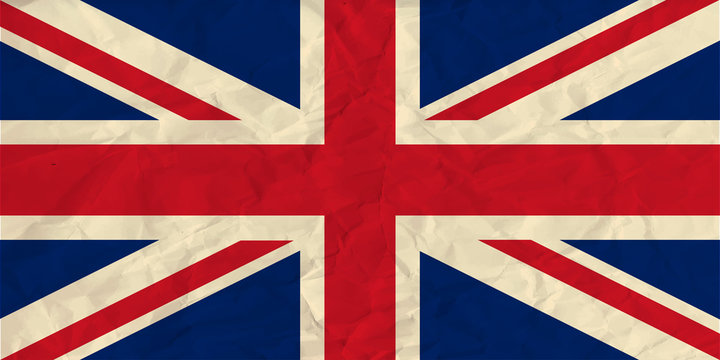United Kingdom paper  flag