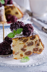 Sweet baked cake