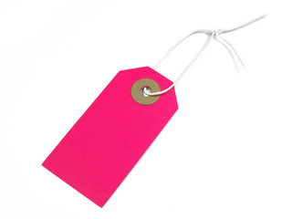 Label or price tag, isolated on white.