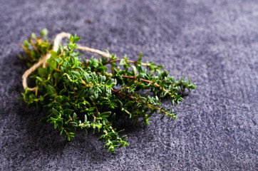 Bunch of fresh thyme