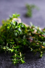 Bunch of fresh thyme