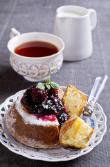 Sweet baked cake