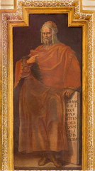 Cordoba - The fresco of prophet Nahum in church Iglesia de San Augustin 