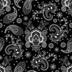 Vintage floral seamless pattern