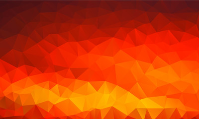 Abstract polygonal triangular background, vector