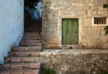 staircase in an old Mediterranean town