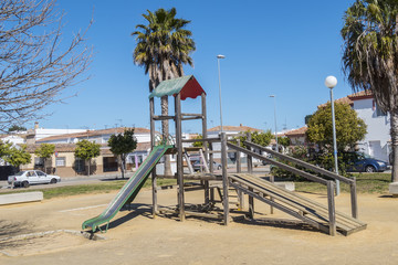 Fototapeta premium Children's playground in a park