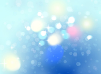 Obraz premium Christmas background with bokeh lights
