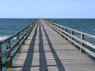 Obraz premium Seebrücke an der Ostsee