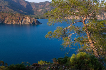 Naklejka premium Mediterranean landsape