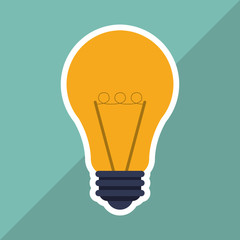 light bulb icon design