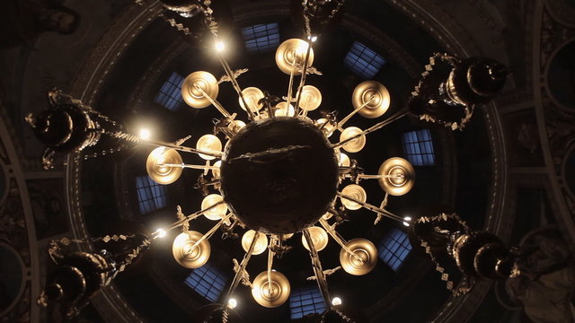 Chandelier in the Church