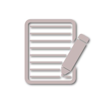 recommend clip art: Document With Pencil Icon